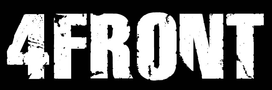 black and white 4FRONT logo
